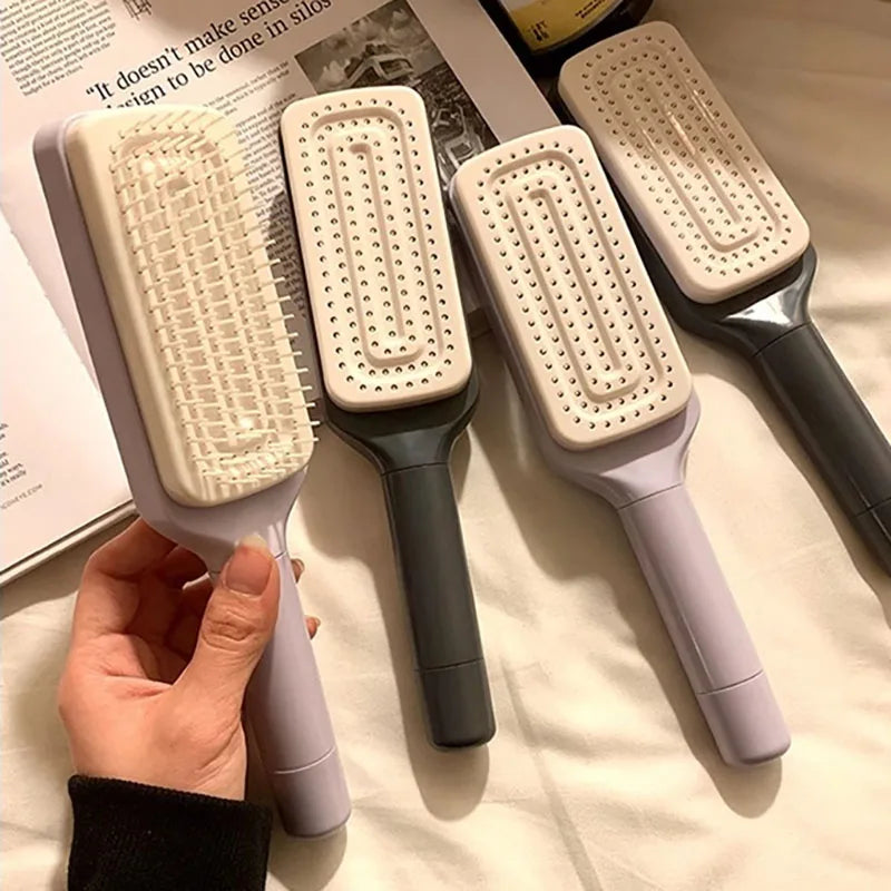 Self-Cleaning Rotating Hair Brush