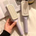 Self-Cleaning Rotating Hair Brush